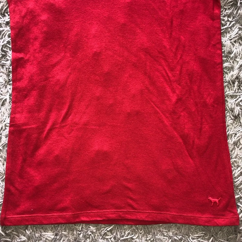 2016 Victoria’s Secret PINK Red Sleepwear Shirt, Size L, New With Tags